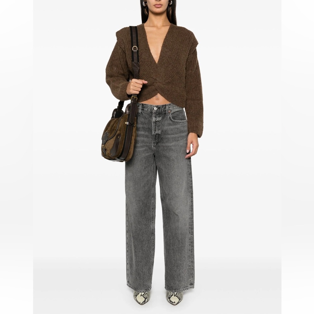 IRO Paris Ferisse Alpaca blend Sweater in Brown